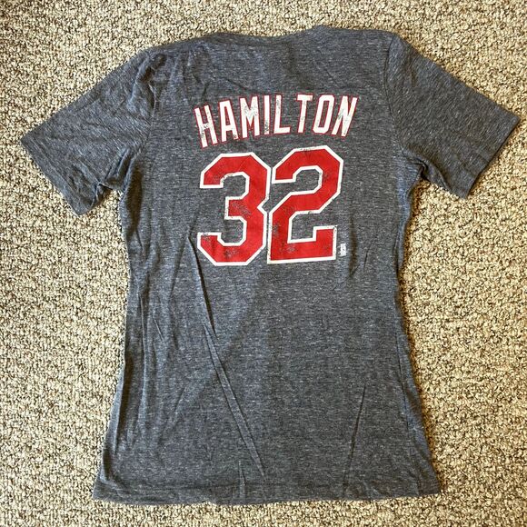NWT MLB Texas Rangers Classic T-Shirt Womens Size L Logo Baseball Hamilton 32 - Picture 3 of 8